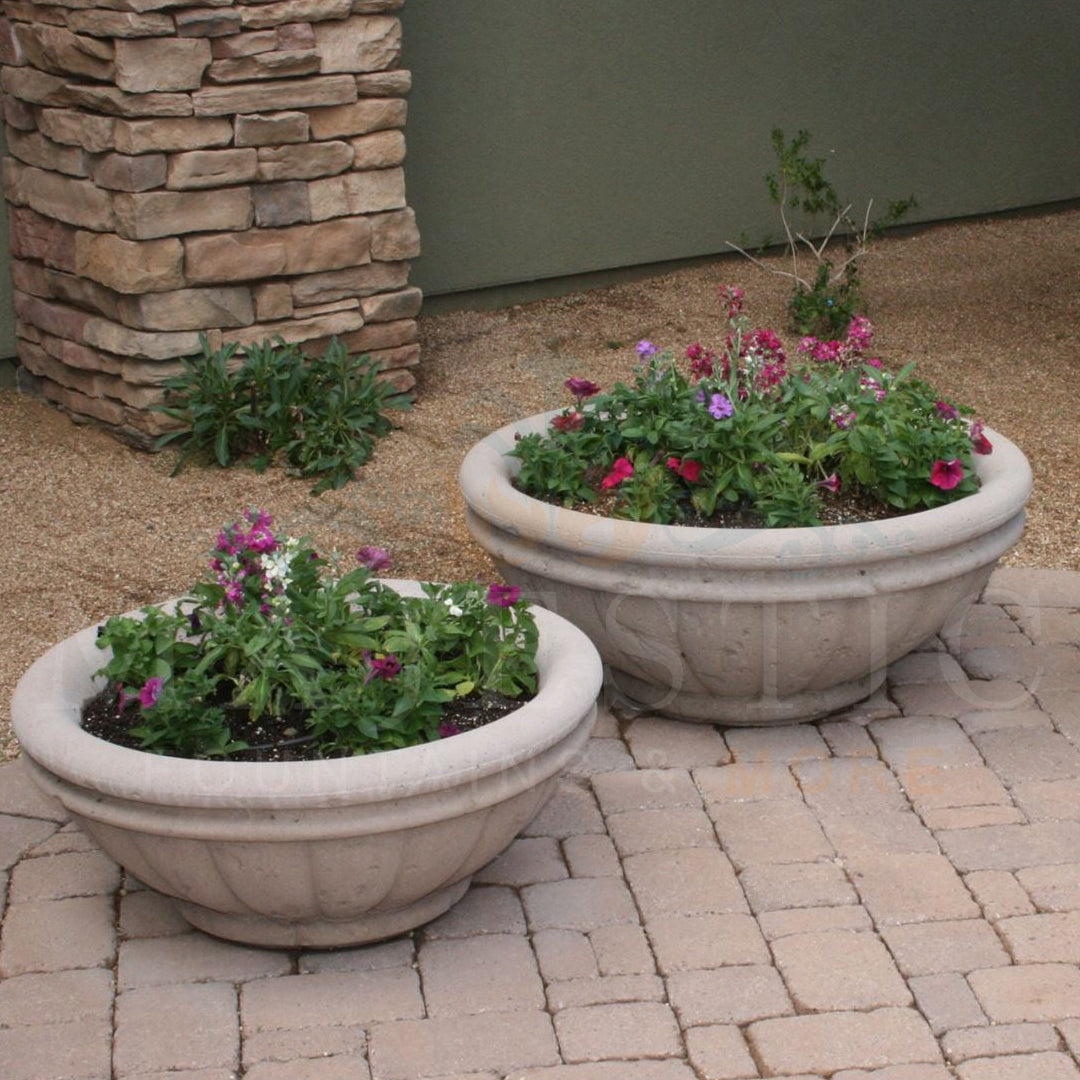 Tuscany Round Planter - Majestic Fountains