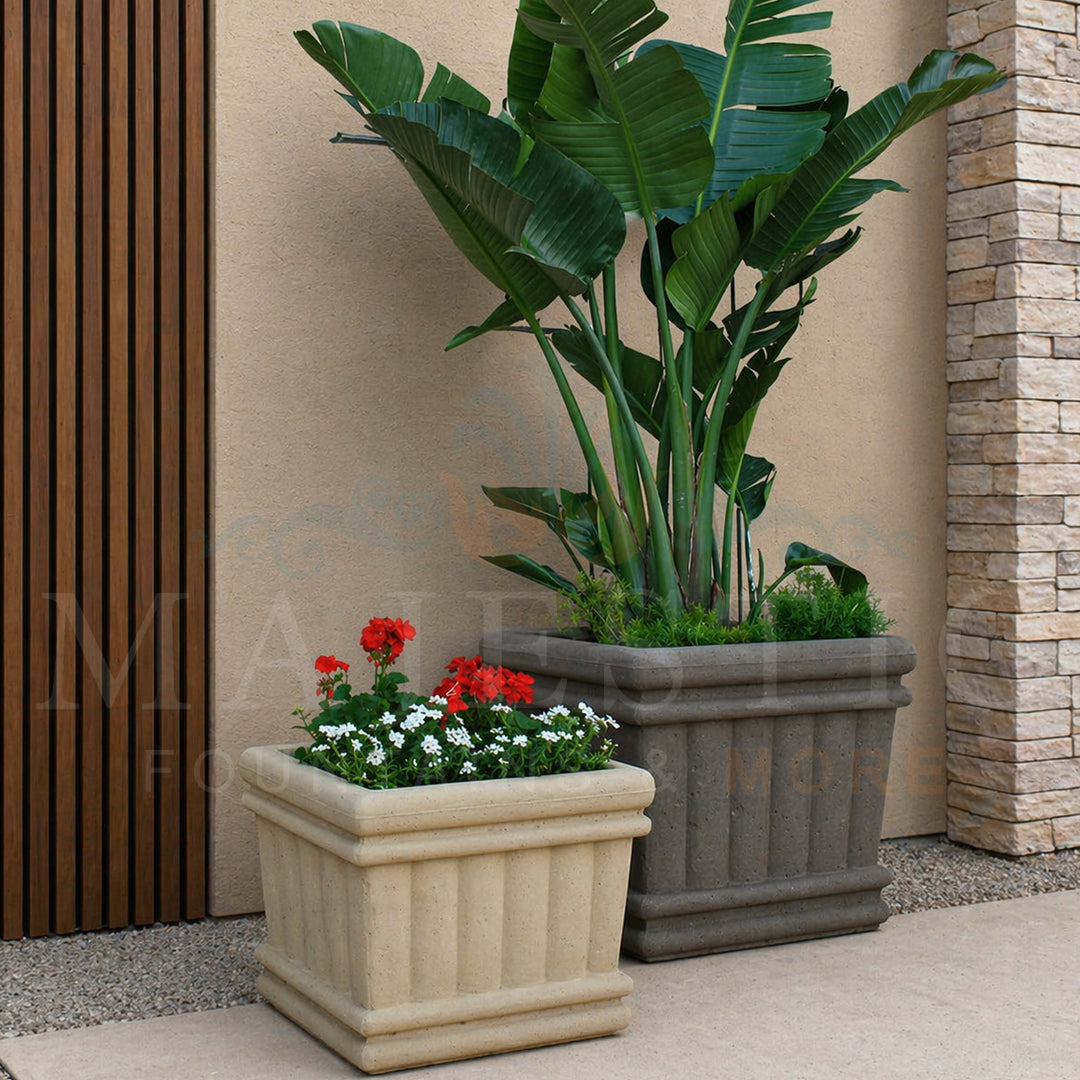 Tuscany Square Planter - Majestic Fountains