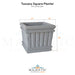 Tuscany Square Planter Size - Majestic Fountains