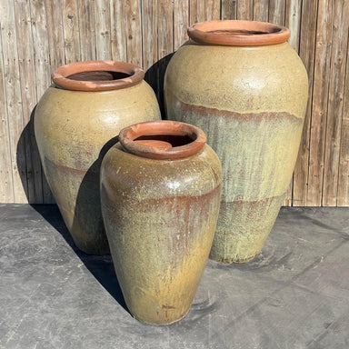 Tuscany Tan Triple Vase FNT50589 - Majestic Fountains And More