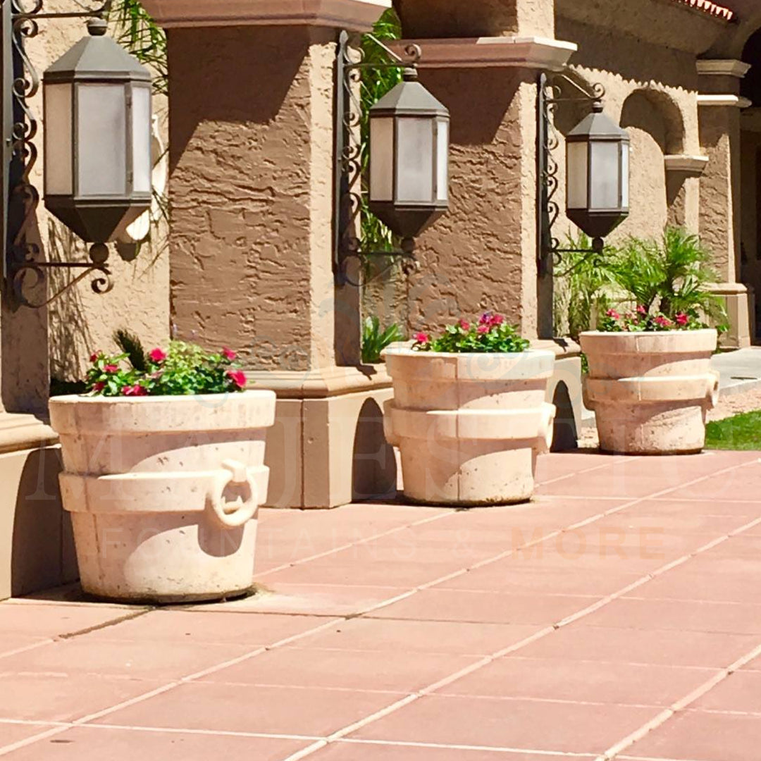 Tuscon Planter Size - Majestic Fountains