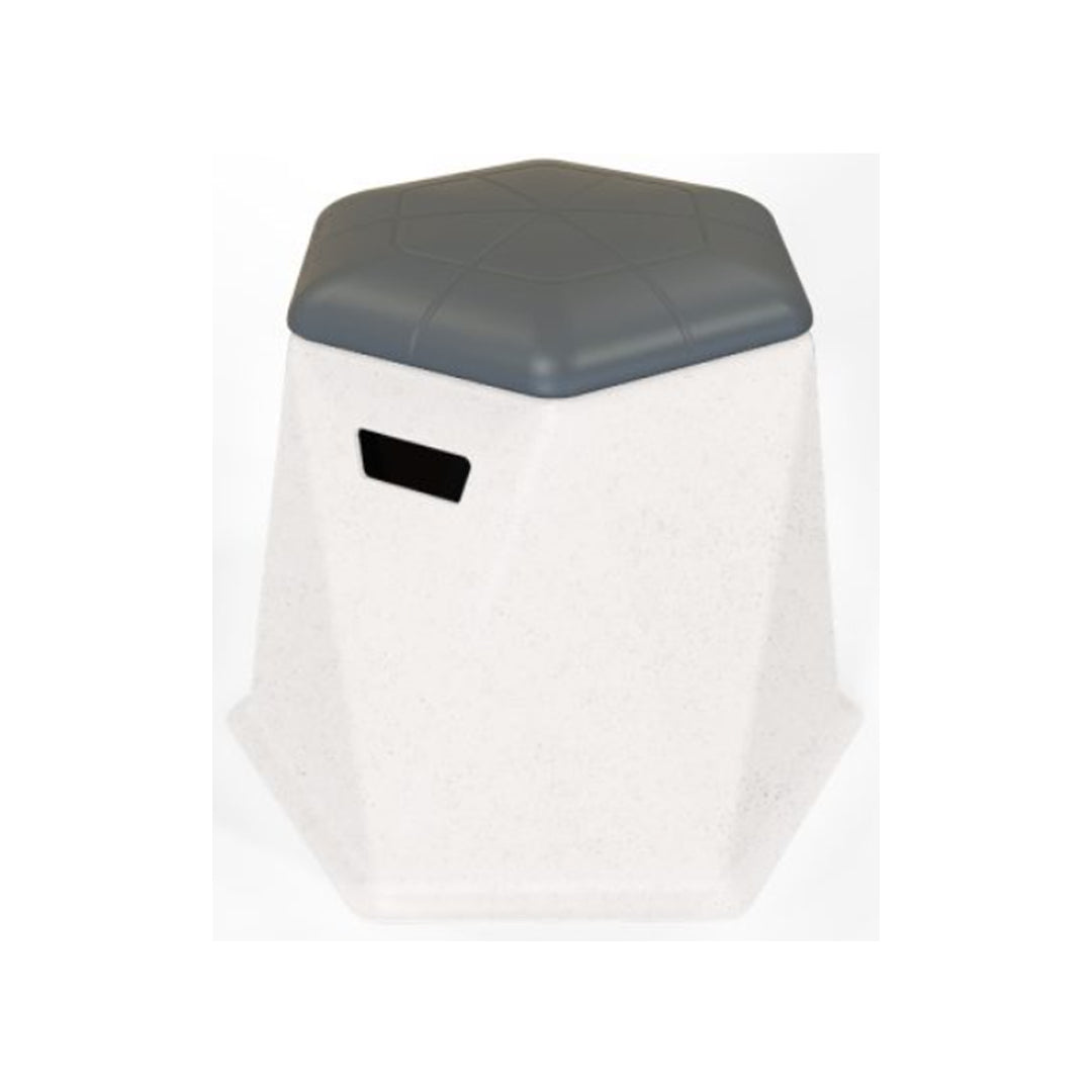 Twisted Hex Stool -  Majestic Fountains