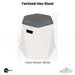 Twisted Hex Stool -  Majestic Fountains