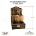 Uccelli Wall Fountain in Cast Stone - Fiore Stone LG148-FTD - Majestic Fountains