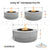 Unity 18 Tall Metal Fire Pit - Majestic Fountains and More