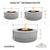 Unity 24 Tall Metal Fire Pit - Majestic Fountains and More