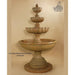 Urbino MAXIMUS Four Tier Fountain in Concrete - Outdoor Courtyard Fountain - 1616 - Majestic Fountains and More
