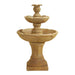 Velia Concrete 2 Tier Fountain - 1622 - Majestic Fountains