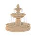 Venetian 2 Tier Fountain with 55 Basin in Cast Stone - Majestic Fountains
