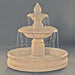 Venetian 2 Tier Fountain with 55 Basin in Cast Stone by Fiore Stone 2087-FB - Majestic Fountains and More