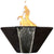 Verona 2 Fire & Water Bowl in GFRC Concrete by Prism Hardscapes - Majestic Fountains and More.