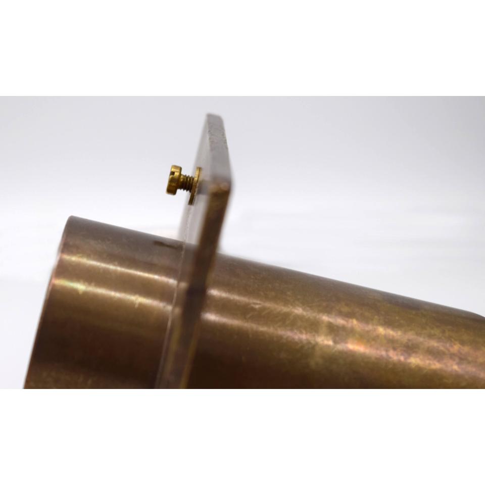 EasyPro Vianti Falls Antique Brass 2″ Diamond Wall Scupper