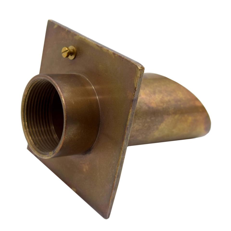 EasyPro Vianti Falls Antique Brass 2″ Diamond Wall Scupper