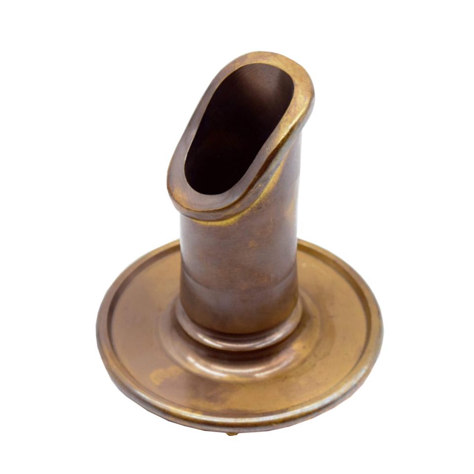 EasyPro Vianti Falls Brass 2″ Antique Round Wall Scupper