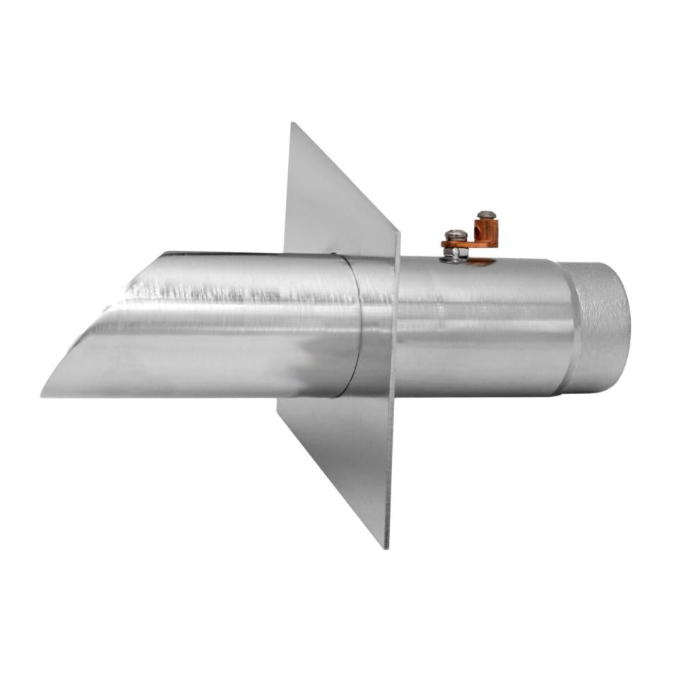 EasyPro Vianti Falls Stainless 2″ Round Scupper With Diamond Plate