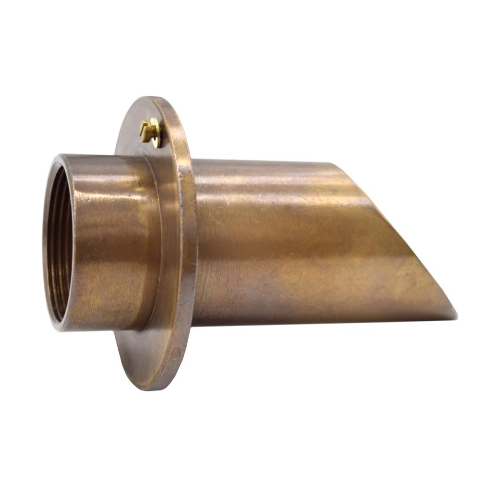 EasyPro Vianti Falls Antique Brass 2″ Round Wall Scupper