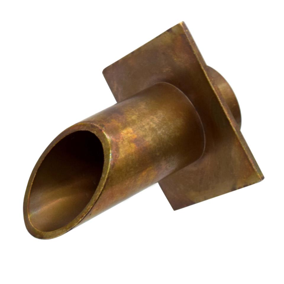 EasyPro Vianti Falls Antique Brass 2″ Diamond Wall Scupper