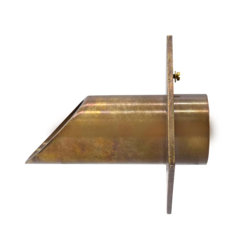 EasyPro Vianti Falls Antique Brass 2″ Diamond Wall Scupper