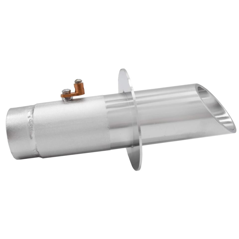 EasyPro Vianti Falls Stainless Steel 2″ Round Wall Scupper With Round Trim Plate