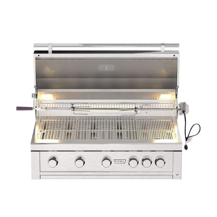 Videl 108Maestro Kitchen Island W 30 Gran Fuego Grill and Margarita Center - Majestic Fountains