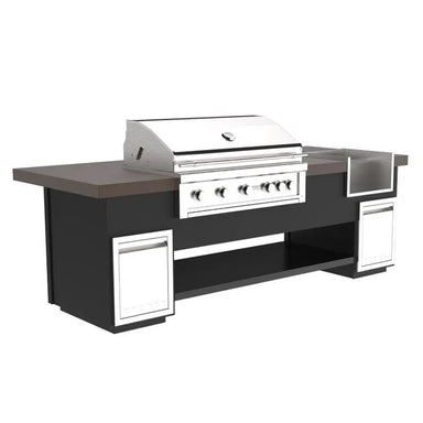 Videl 108Maestro Kitchen Island W 30 Gran Fuego Grill and Margarita Center - Majestic Fountains