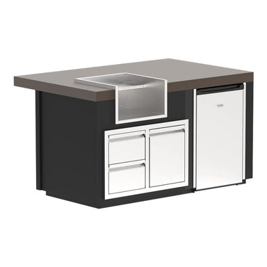 Videl 64I Luxe Luxe Margarita Center with Refrigerator - Majestic Fountains