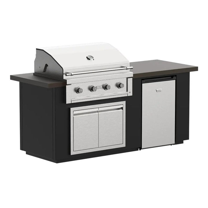 Videl Alta 84 Outdoor Kitchen Island - Majestic Fountains