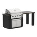Videl Alta84T Outdoor Kitchen Island - Majestic Fountains