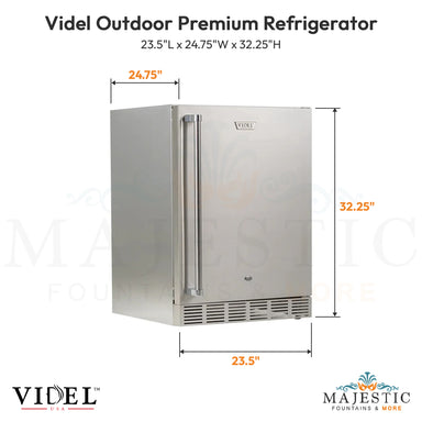Videl Outdoor Premium Refrigerator - Majestic Fountains