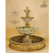 Vistamar Concrete 3 Tier Outdoor Courtyard Fountain With Basin - 1282 - Majestic Fountains