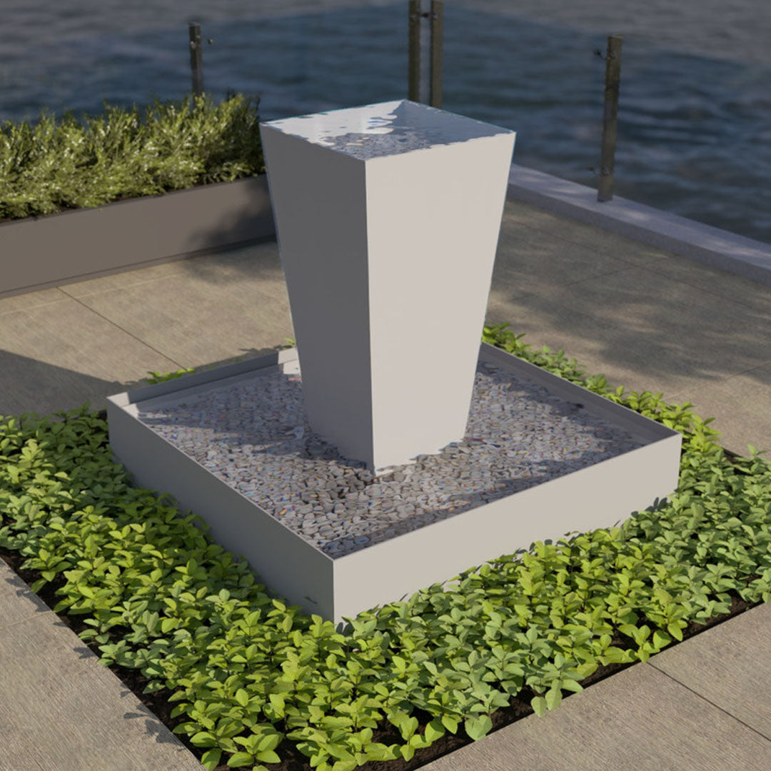 Wellspring Fountain in Powder Coated Aluminum Large - Majestic Fountains