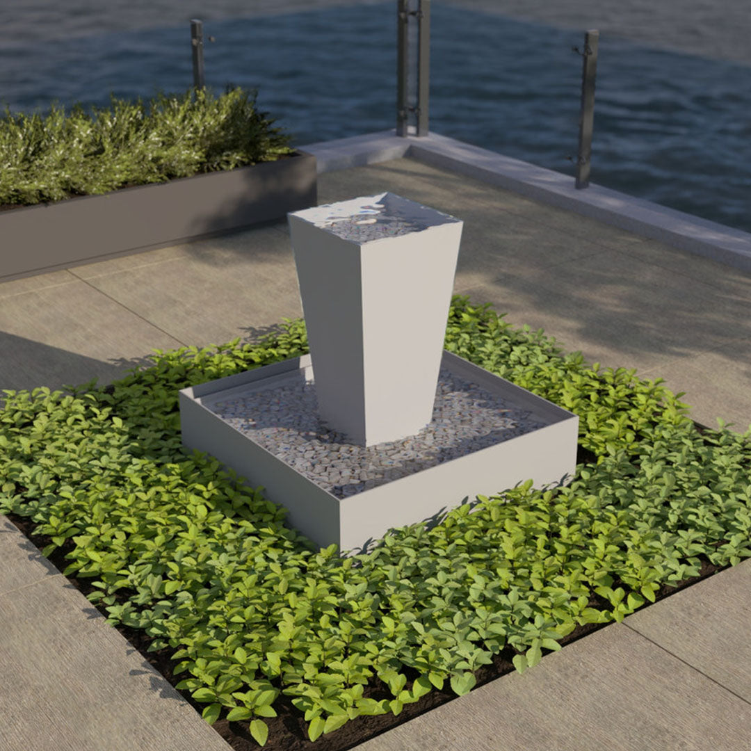 Wellspring Fountain in Powder Coated Aluminum Large - Majestic Fountains