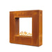 Williams Fireplace in Corten Steel by The Outdoor Plus - Majestic Fountains and More.
