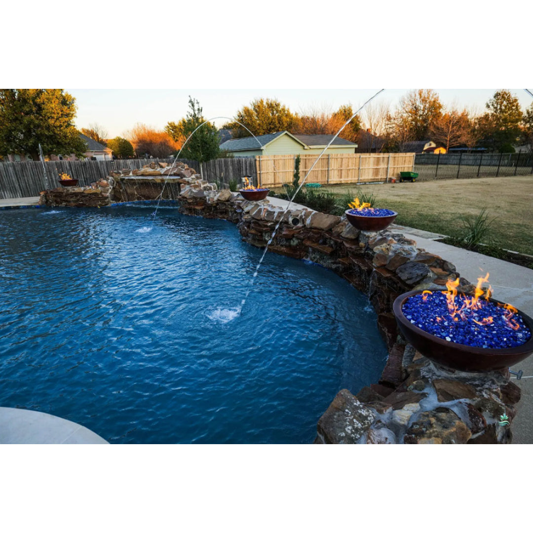 Wok Series Fire Bowls & Pits - Majestic Fountains and More