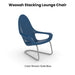 Woosah Stacking Lounge Chair - Majestic Fountains