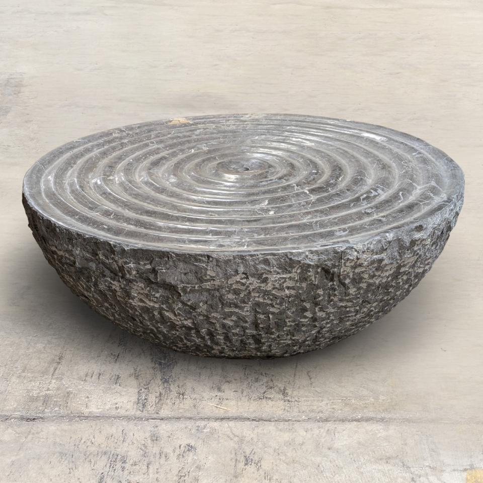 XL Natural Bowl with Swirl Single Fountain Kit - Complete Fountain Kit