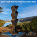 Zen F3 Tall 96H Fountain in Corten Steel  - Majestic Fountains and More