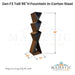 Zen F3 Tall 96H Fountain in Corten Steel  - Majestic Fountains and More