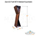 Zen K2 Tall 92H Metal Fountain - Majestic Fountains and More
