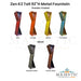 Zen K2 Tall 92H Metal Fountain - Majestic Fountains and More