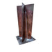 Zen Trapezoid 96"H Metal Fountain - Majestic Fountains and More