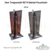 Zen Trapezoid 96"H Metal Fountain - Majestic Fountains and More