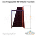 Zen Trapezoid D Metal Fountain - Majestic Fountains and More.