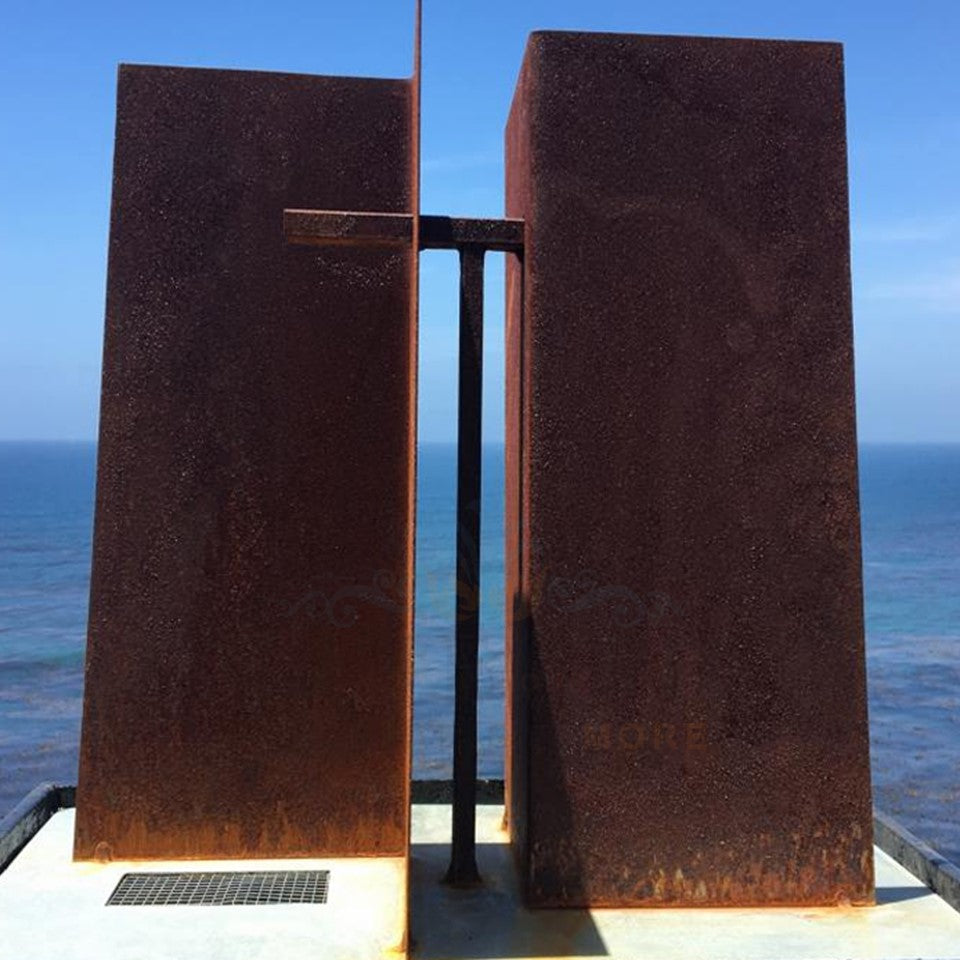 Zen Trapezoid E 96High Metal Fountain - Majestic Fountains and More