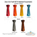 Zen X4 Tall 92H Metal Fountain - Majestic Fountains and More