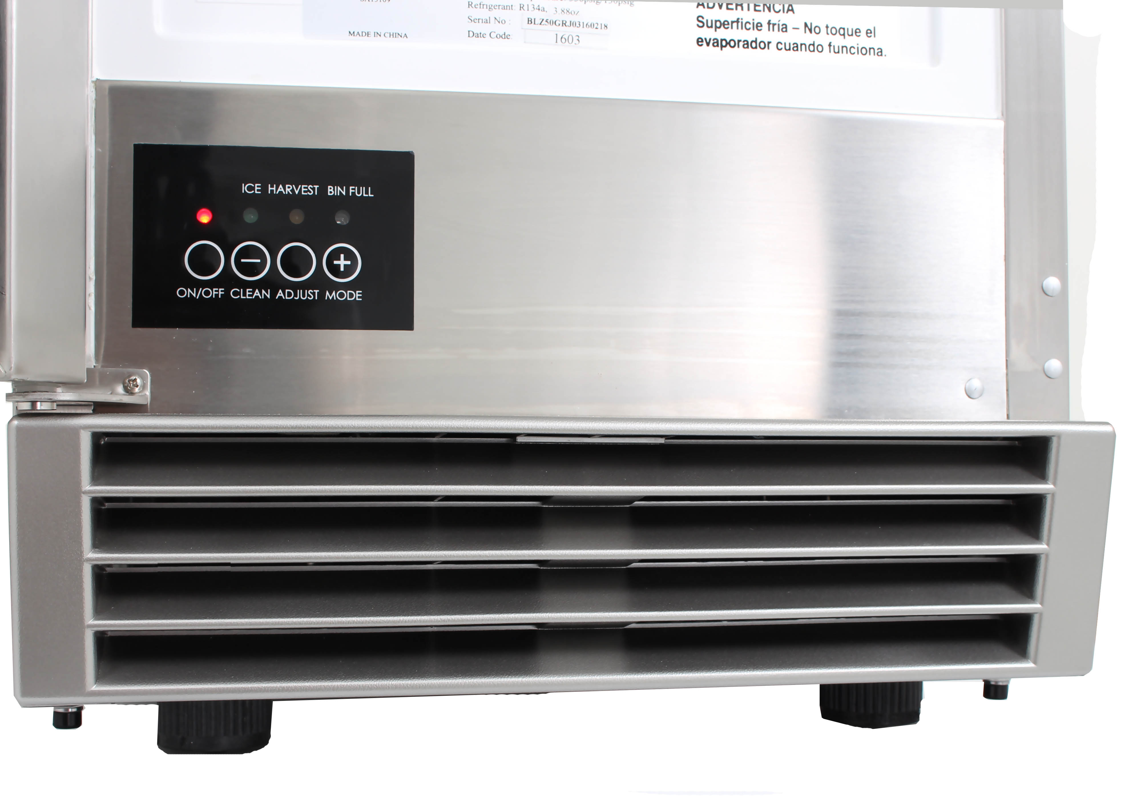 Blaze 50 Lb. 15-Inch Outdoor Ice Maker with Gravity Drain — view 7