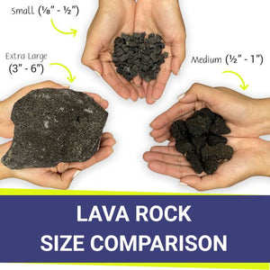 Lava Rocks - 100 lbs.