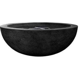 Prism Hardscapes - Moderno 4 Fire Bowl in GFRC Concrete - Match Lit - Majestic Fountains