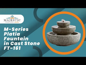 M-Series Platia Fountain in Cast Stone by Campania International FT-161