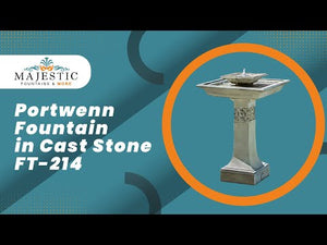 Portwenn Fountain in Cast Stone by Campania International FT-214